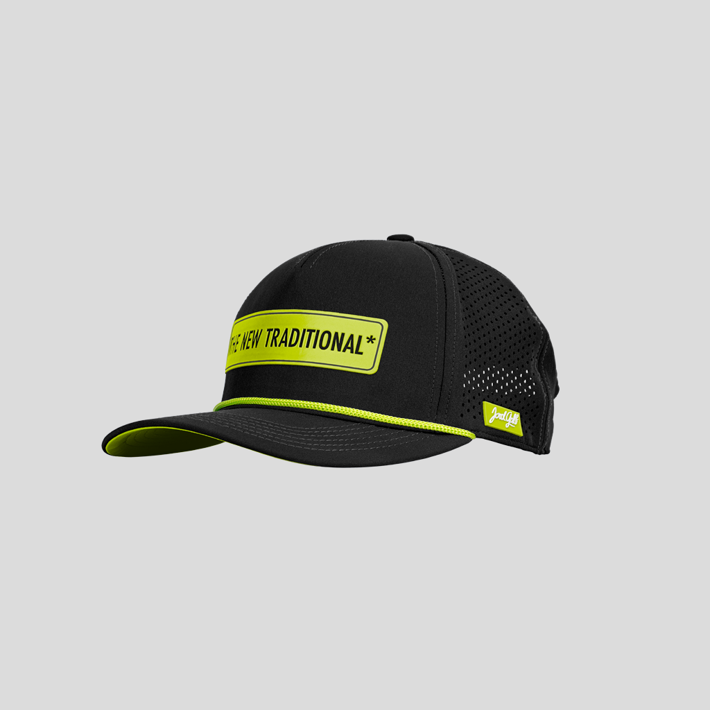 Black & Electric Green