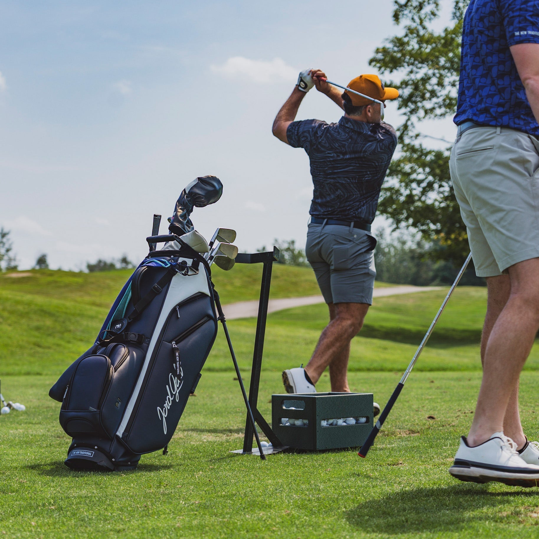 Fairway Golf Bag - Cactus Leather