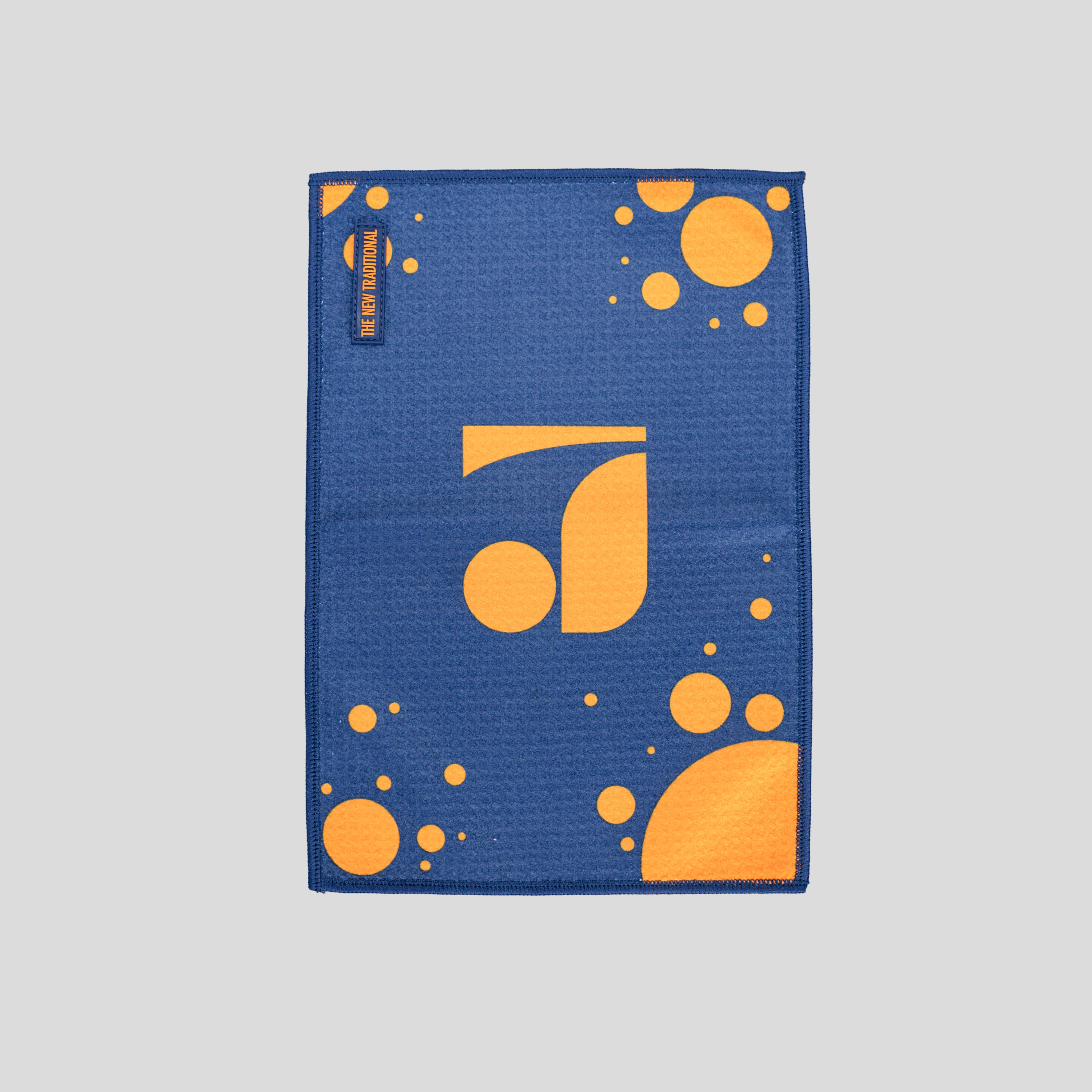 Blue Orange Splatter