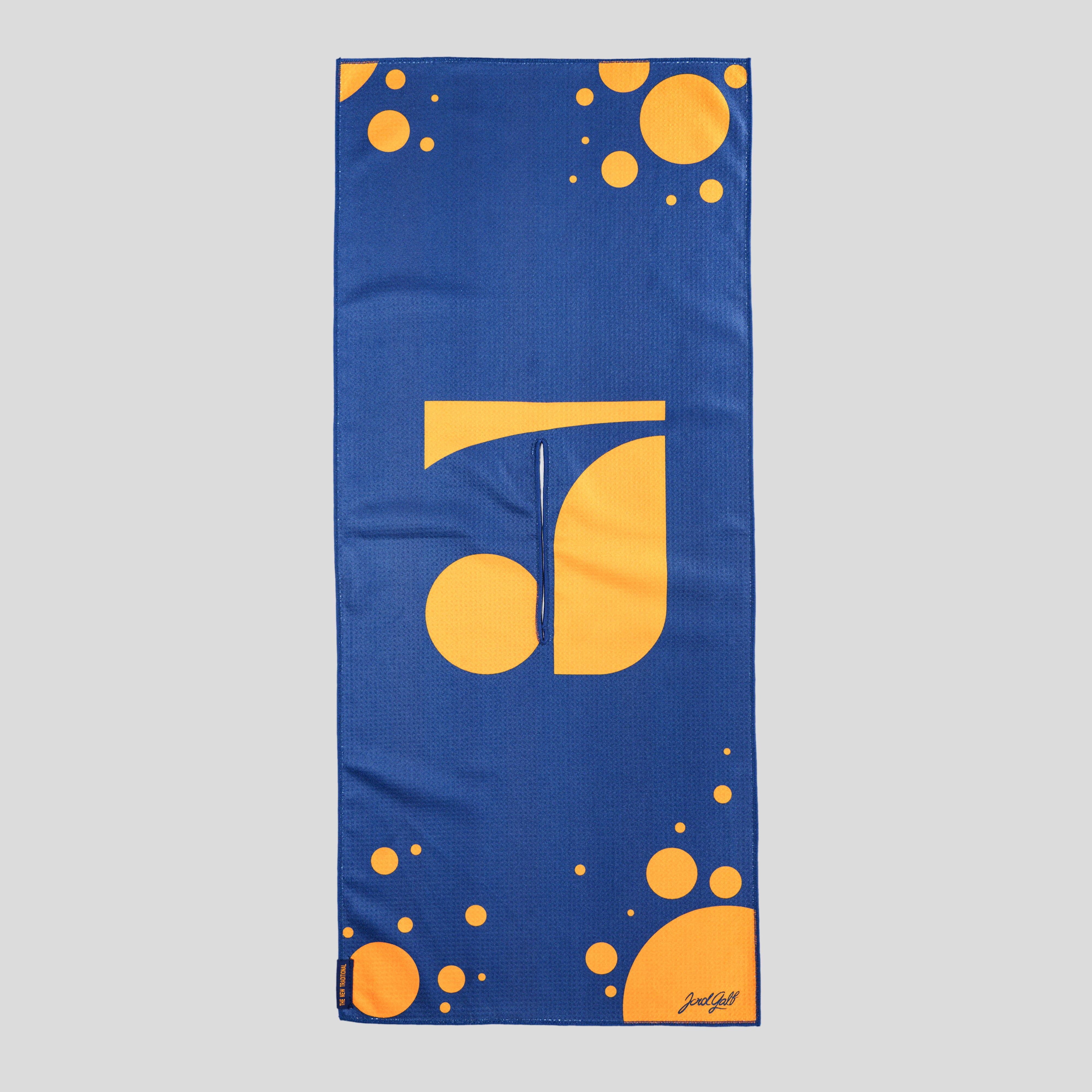 Blue Orange Splatter