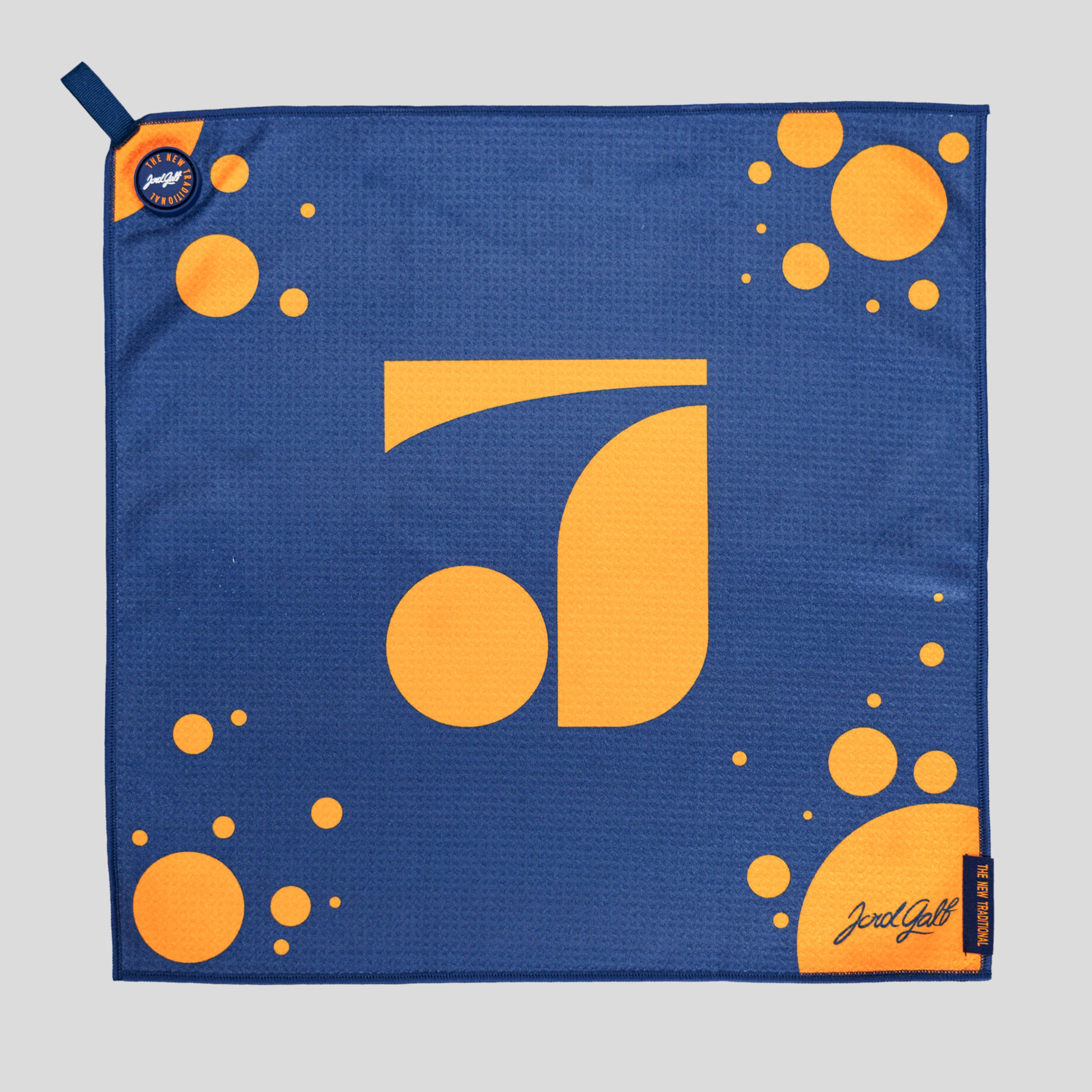 Blue Orange Splatter