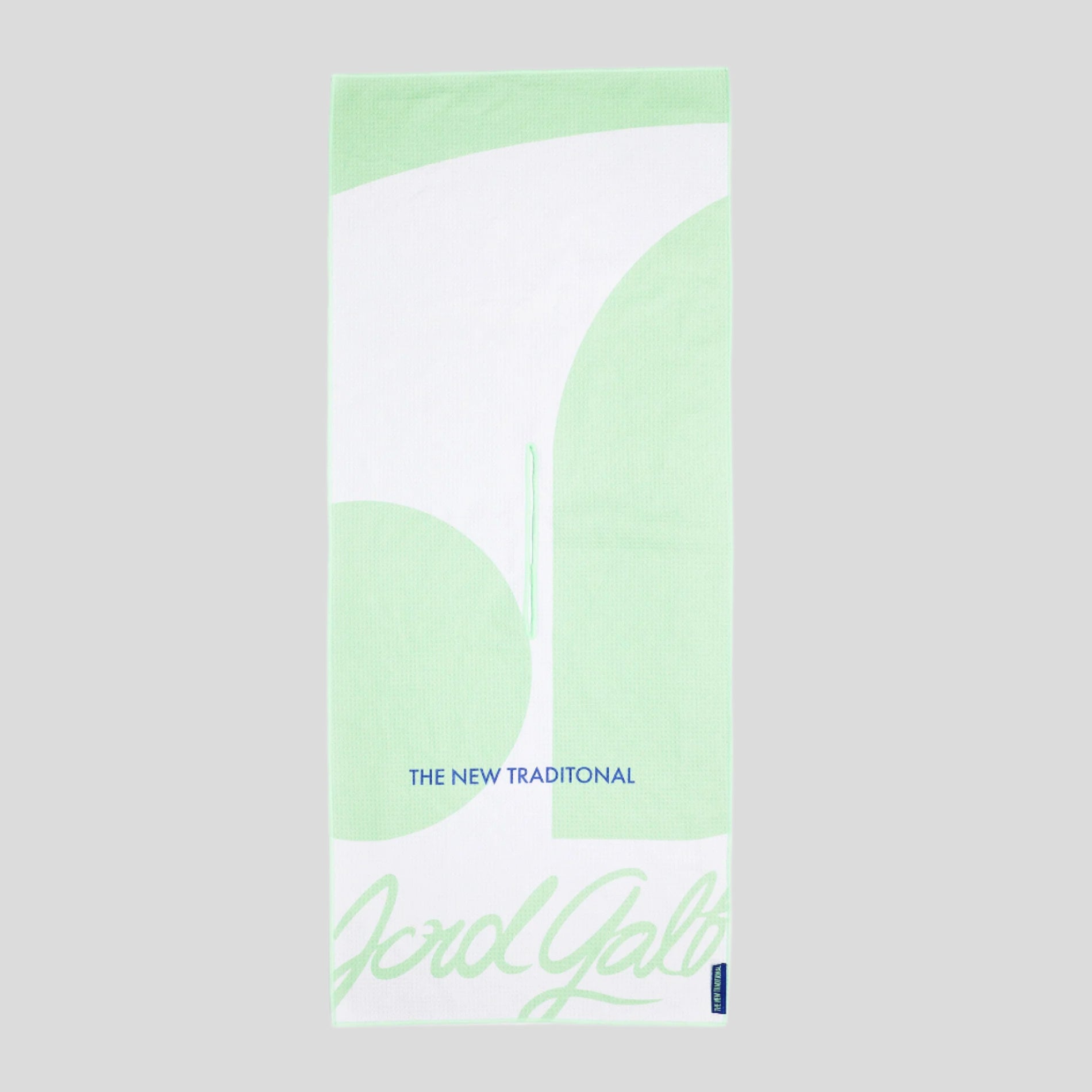 White & Mint Script The New Traditional